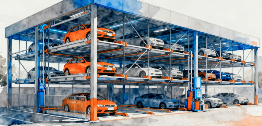 2025年立體車庫行業(yè)統(tǒng)計數(shù)據(jù)分析：立體車庫1倍車流量時段利用率達(dá)125.48%