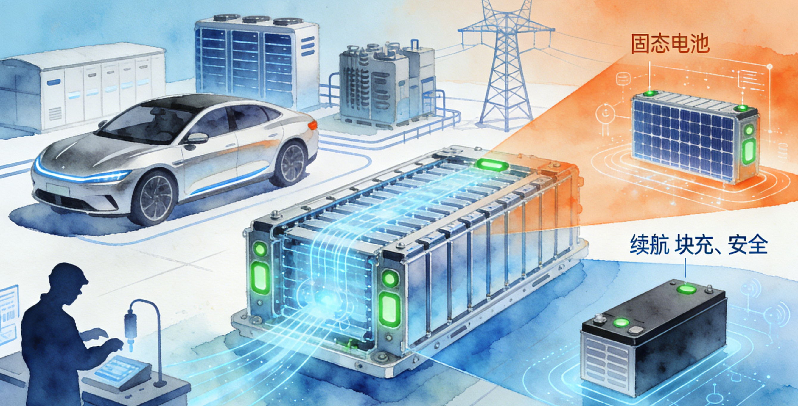 2026年固态电池行业技术特点分析：半固态长期过渡、核心材料演进与颠覆性技术储备